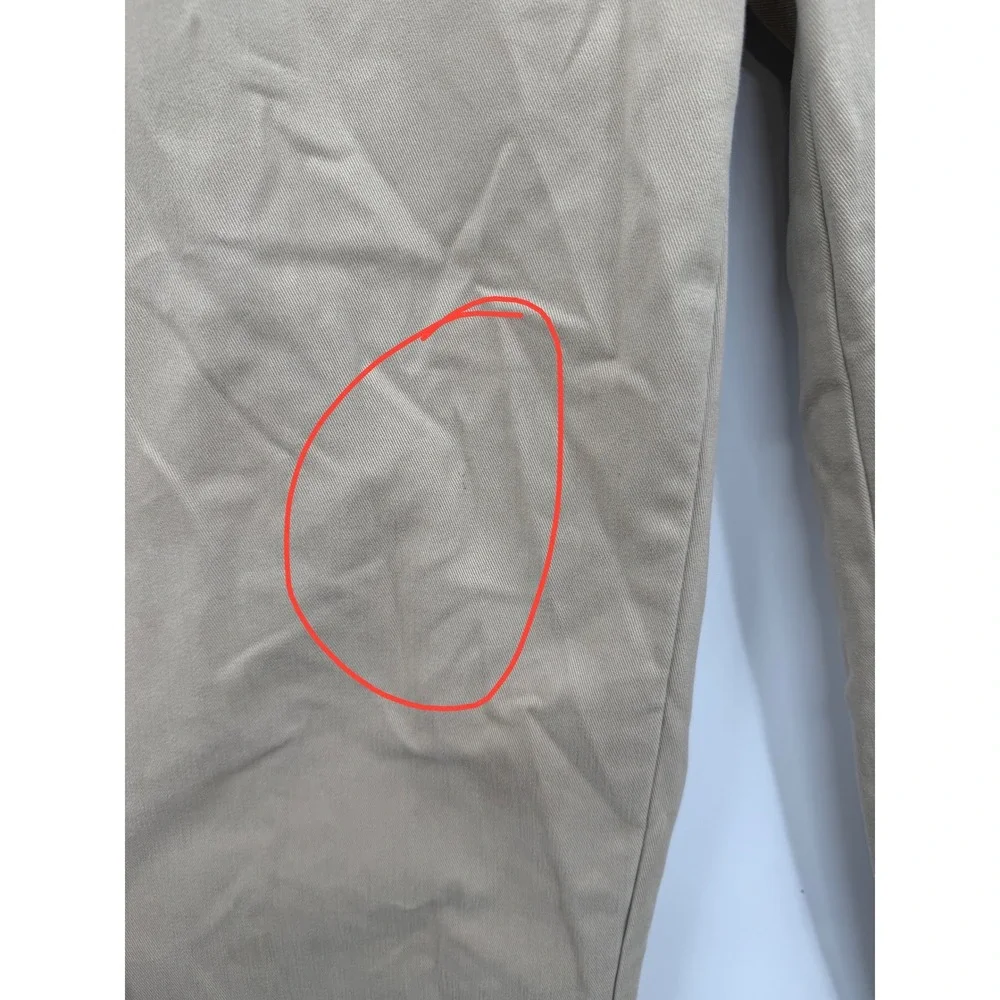 Polo Ralph Lauren 32x28‎ Chinos M Khaki Tan Straight Leg Flat Front Chino Pants